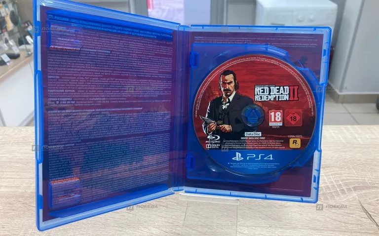 Диск на PS4 RED DEAD 2