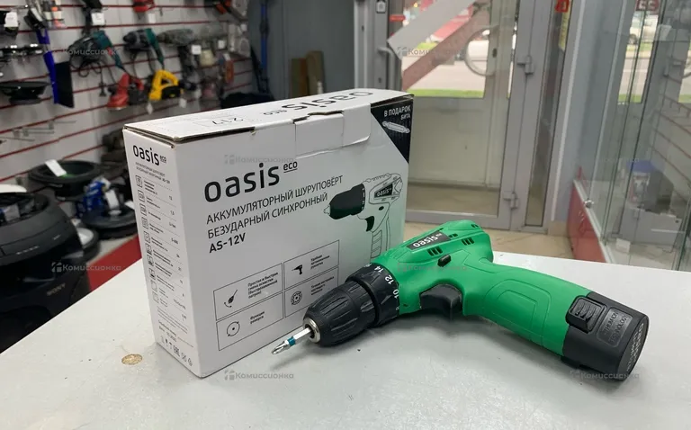 Шуруповерт аккумуляторный Oasis AS-12V