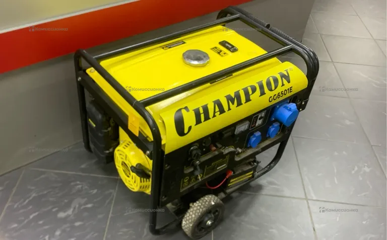 Бензиновая электростанция CHAMPION GG6501E+ATS