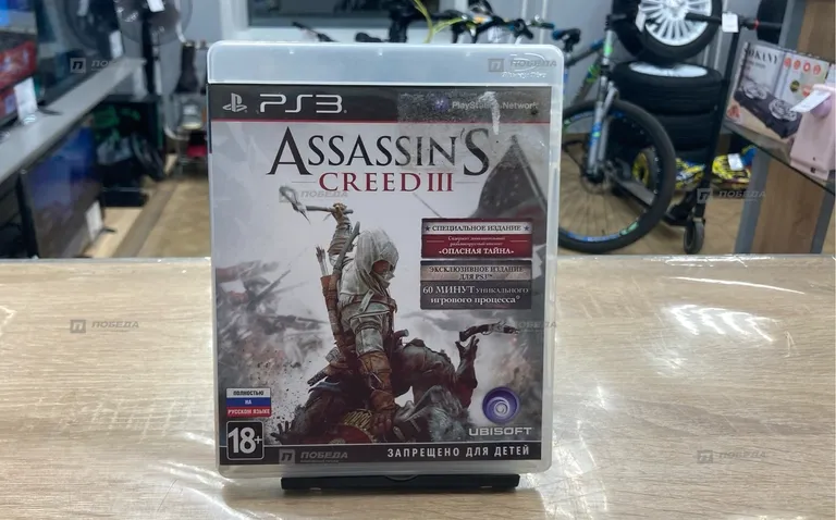 PS3. диск assassins creed 3