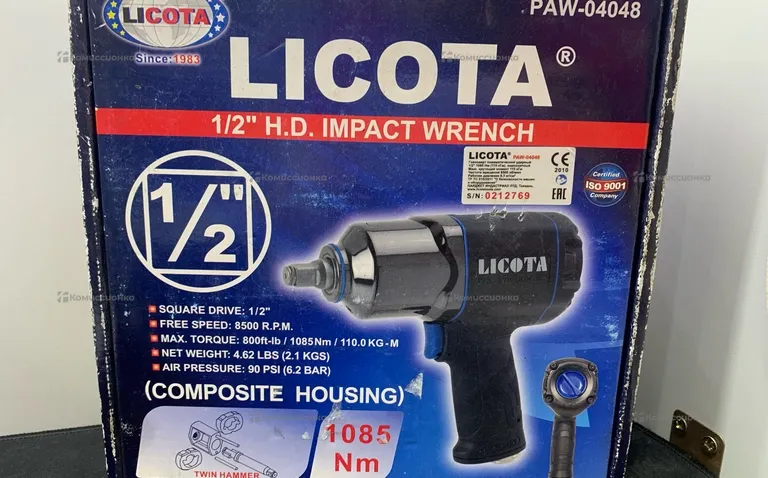 Пневмогайковерт ударный Licota PAW-04048