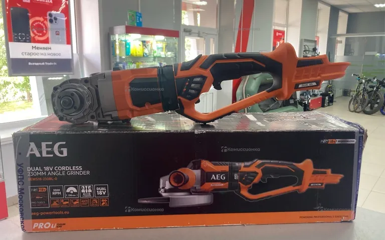 Аккумуляторная Ушм AEG bews18-230bl