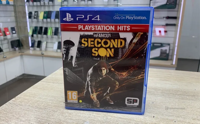 PS4. диск ps4 second son infamous
