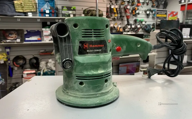 эксцентриковая шлифмашина hammer osm 400
