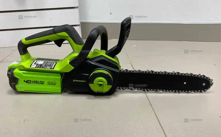 Аккумуляторная пила Greenworks G40CS30