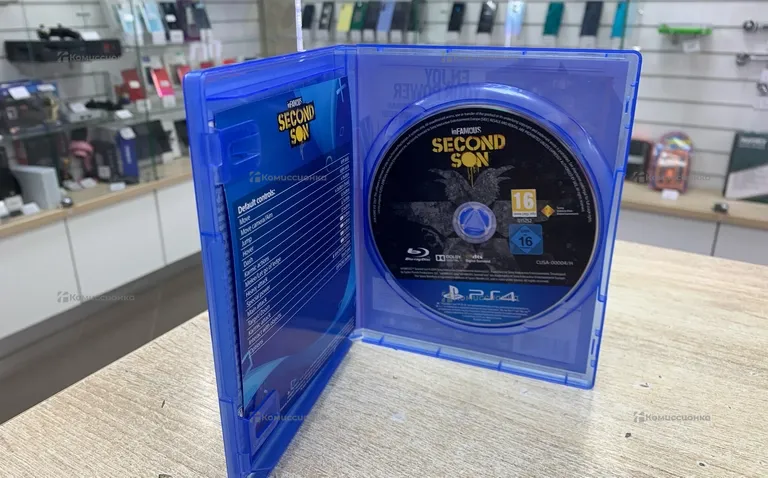 PS4. диск ps4 second son infamous