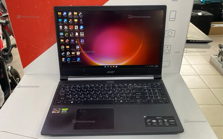 Ноутбук  acer aspire 7 a715-42g 3050 to