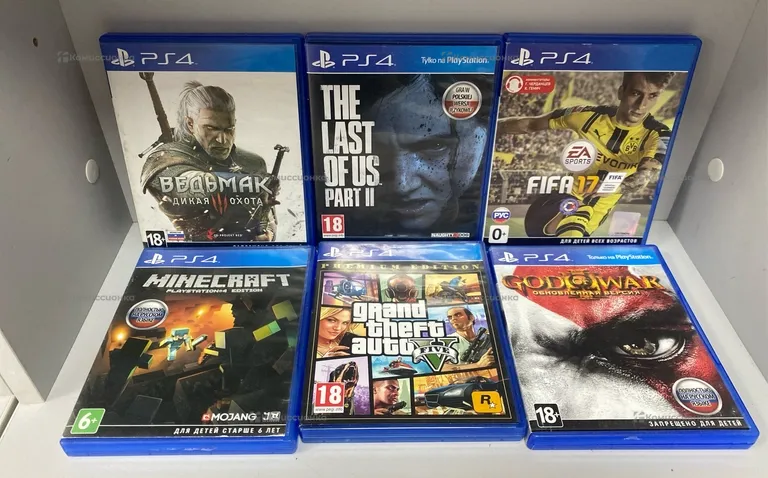 Игры для PS4 (6 штук)