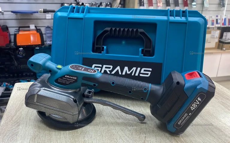 Аккумуляторная виброприсоска для плитки Gramis 18V