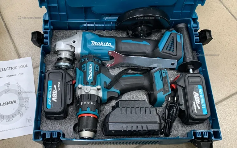 Набор Makita 2в1 (УШМ/Шуруповерт)