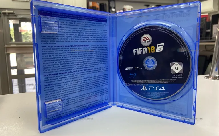 PS4. диск ps4 FIFA 18