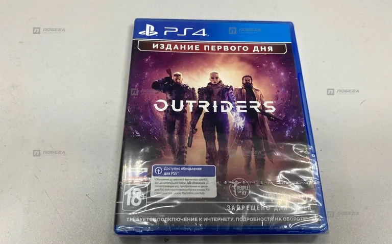 PS4. диск outriders