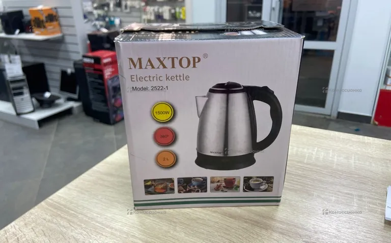 Чайник электрический MAXTOP 2522-1 металл