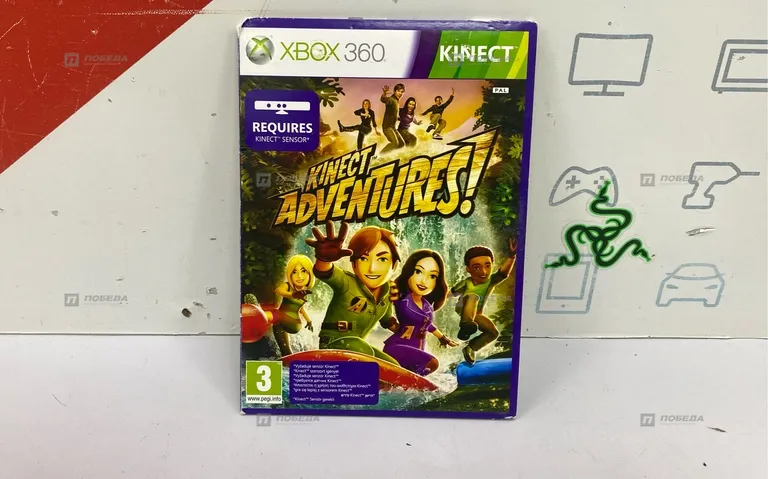 Xbox 360 Диск Kinect adventures