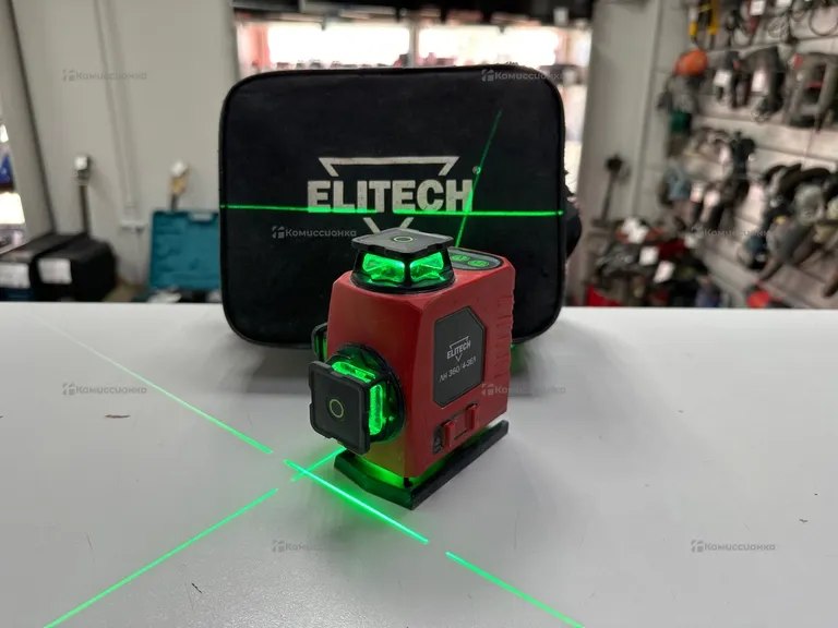 Лазерный уровень ELITECH ЛН 360/4-ЗЕЛ