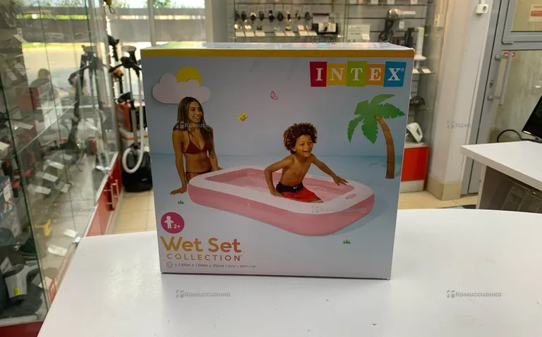 Бассейн надувной Intex 166x100x25