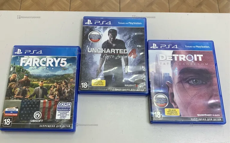 PS4. Диски для PS4 3шт