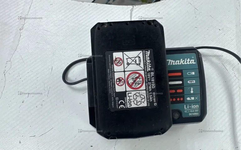 Зарядное устройство Makita DC18wa + АКБ 18в 1.5а