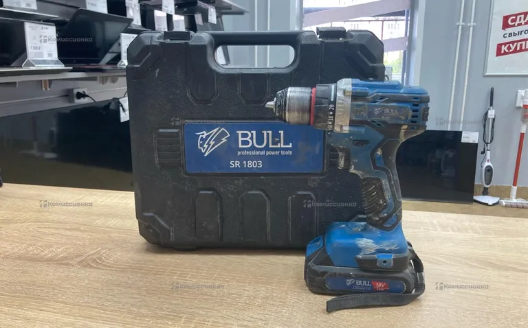Аккумуляторный безщеточный шуруповерт Bull SR 1803