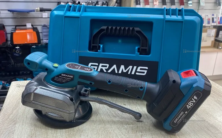 Аккумуляторная виброприсоска для плитки Gramis 18V