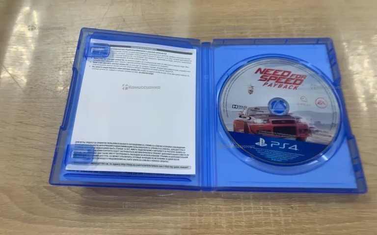 PS4. диск Need for Speed PAYBACK