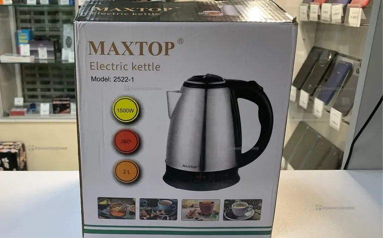 Чайник электрический MAXTOP 2522-1 металл