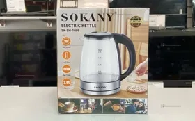 Купить Чайник электрический Sokany sh1098 стекло б/у , в Санкт-Петербург Цена:1190рублей