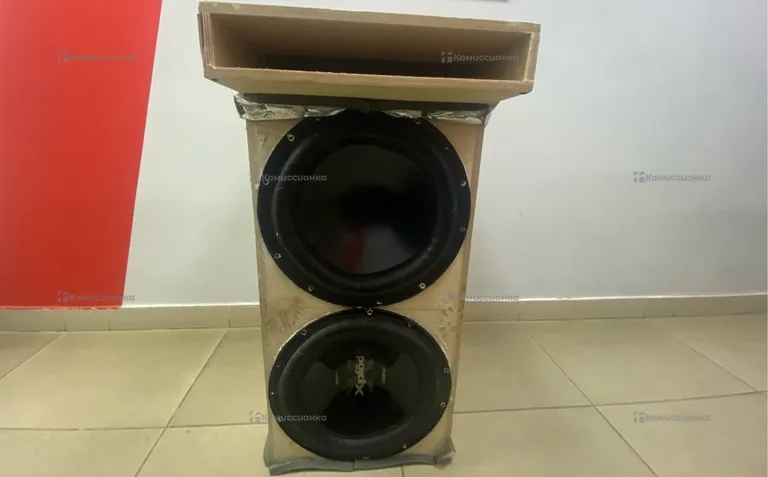 Сабвуфер  Sony Xplod(2шт)+усилитель Machete MLA-80