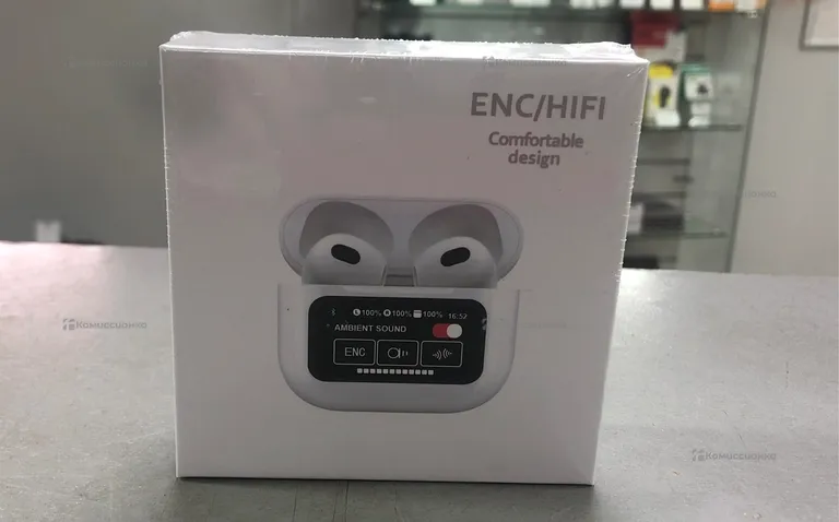 блютуз наушники airpods pro с экраном (Т)