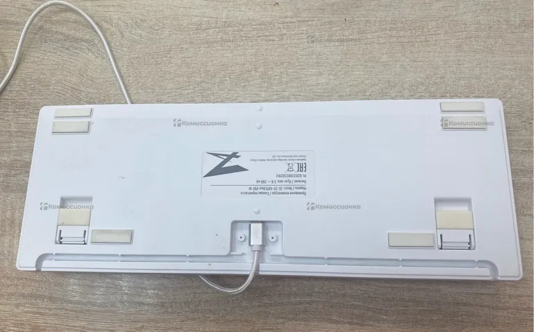 Клавиатура   ZG-S9-G87LRED-PBT-w