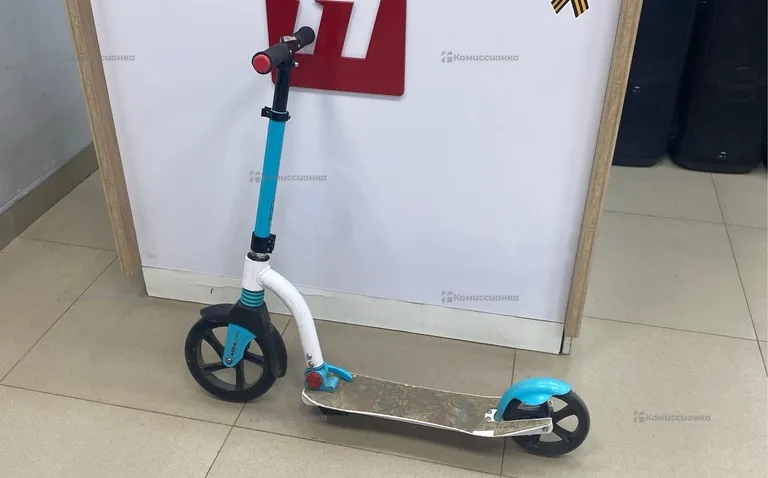 Самокат детский бирюзовый