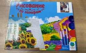 Купить Рисование по номерам Кот 30х40 б/у , в Кинель Цена:690рублей