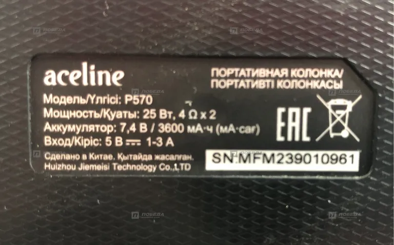 Колонка Aceline P570