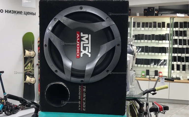 Колонка саббувер mtx ts wx303 / усилитель mystery