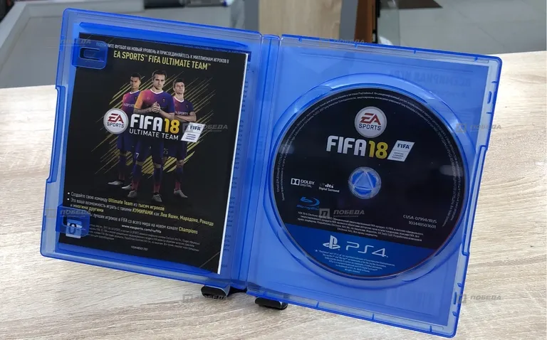 PS4. диск fifa18