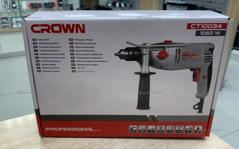 Ударная дрель CROWN CT10043