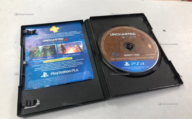 Диск PS4. uncharted путь вора