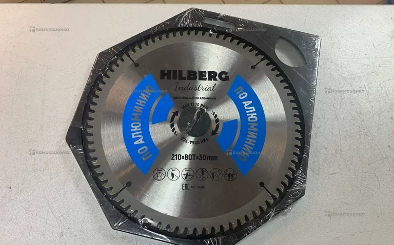 Диск пильный по алюминию Hilberg 210