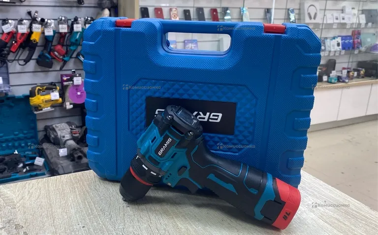 Шуруповерт бесщеточный баночный Gramis 18V