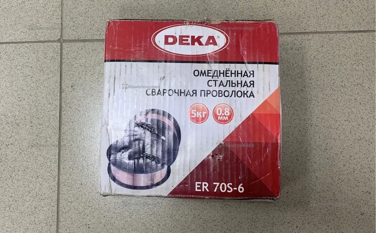 Омеднённая стальна сварочная проволока 0.8мм 5кг