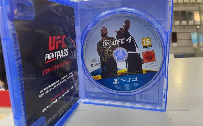 PS4. Диск для PS4 UFC 4