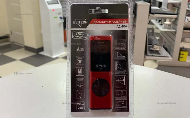 Дальномер лазерный elitech ЛД 40Л