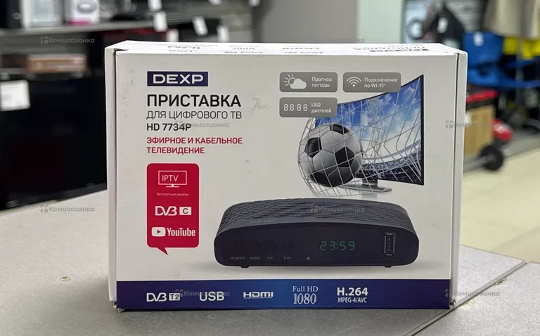 Цифровая ТВ приставка  Dexp