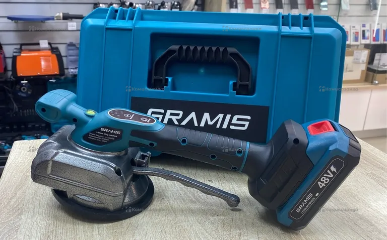 Аккумуляторная виброприсоска для плитки Gramis 18V