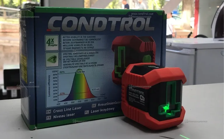 Лазерный уровень condtrol cross line laser