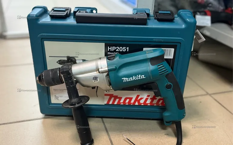Дрель makita HP2051 2014г.в.