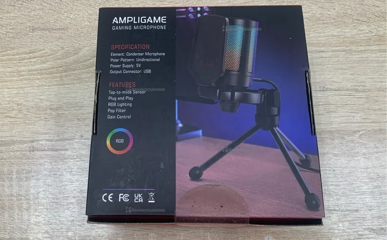 Микрофон ampligame a6v