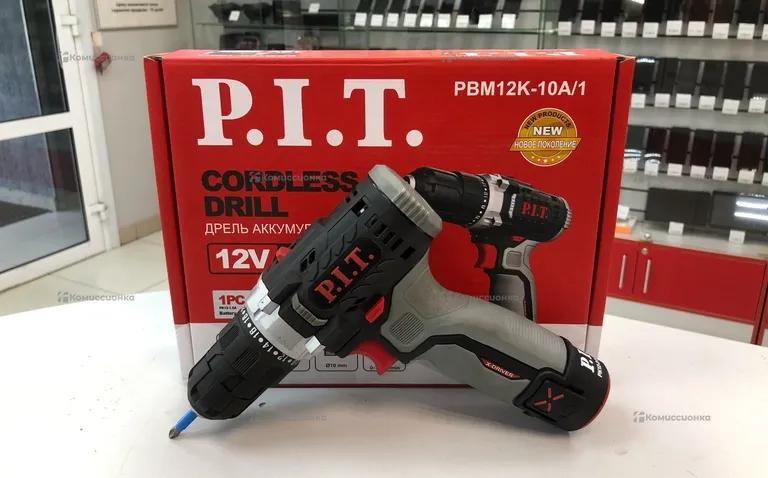 Дрель аккумуляторная P.I.T. PBM12K-10A