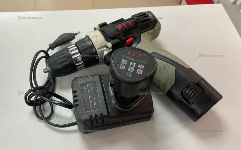 Шуруповерт аккумуляторный P.I.T. PSR12-D1 12В 2*1,