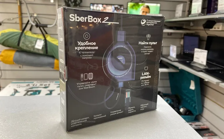 Цифровая ТВ приставка  SberBox 2